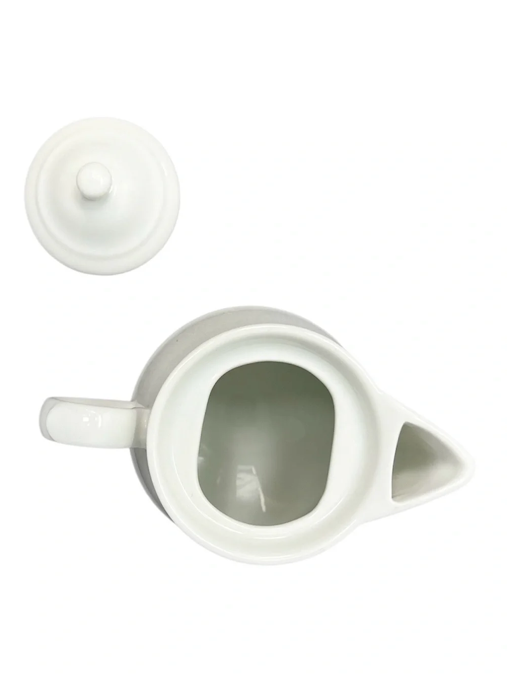 Vintage Williams Sonoma Brasserie All White Creamer with Lid Made in Japan EUC